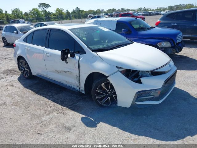 JTDP4RCE0LJ008290 Toyota COROLLA SE