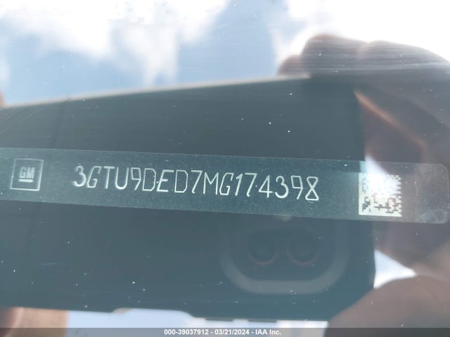GMC Sierra 1500 Slt 2021 3GTU9DED7MG174398 Image 9