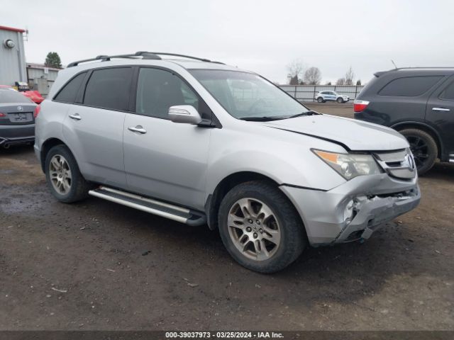 Auction sale of the 2008 Acura Mdx Technology Package, vin: 2HNYD28398H539283, lot number: 39037973