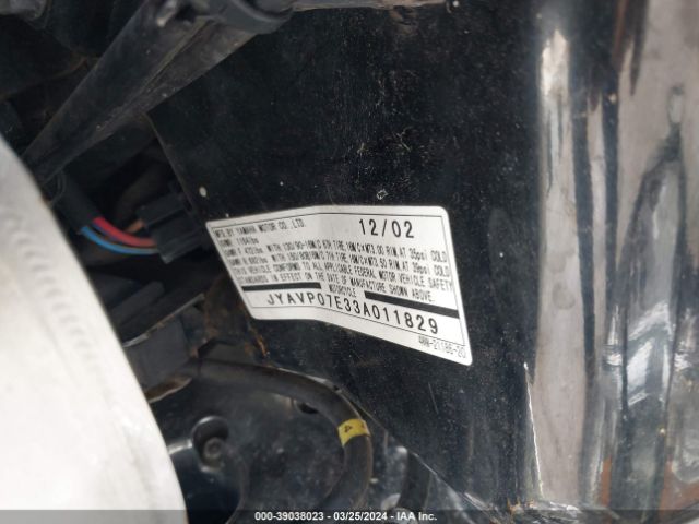2003 YAMAHA XV1600 JYAVP07E33A011829 Photo 9