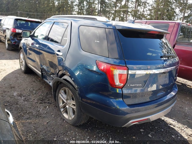 Ford Explorer Limited 2016 1FM5K8FH7GGC88169 Image 3