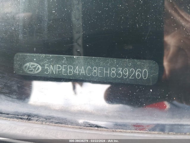 Hyundai SONATA GLS 2014 5NPEB4AC8EH839260 Image 9