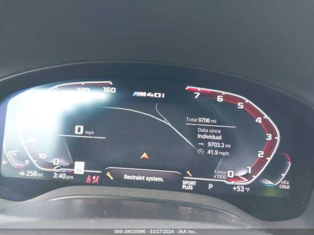 5UX83DP05N9K58457 BMW X3 M40i