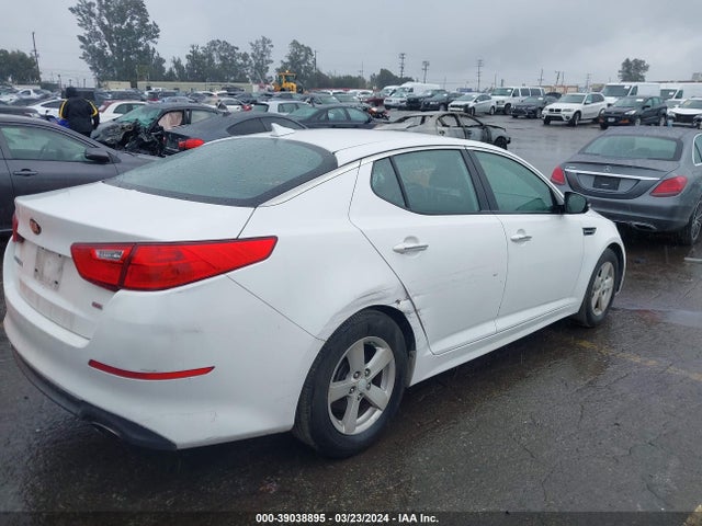 KIA Optima Lx 2015 KNAGM4A77F5631603 Image 4