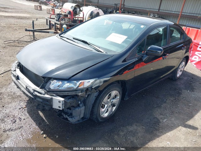 Honda Civic Lx 2014 2HGFB2F52EH545947 Image 2