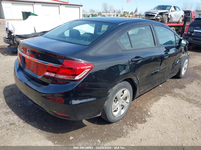Honda Civic Lx 2014 2HGFB2F52EH545947 Image 4