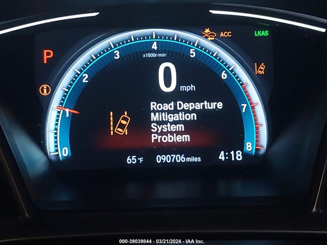Honda CIVIC EX 2020 19XFC1F30LE209694 Image 15