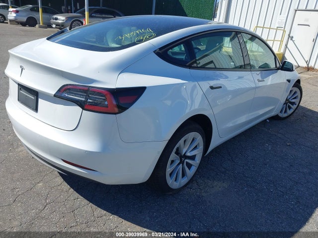 Tesla Model 3 Standard Range Plus Rear-wheel Drive 2021 5YJ3E1EA8MF081939 Image 4