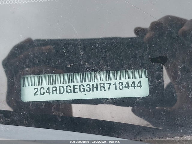Dodge Grand Caravan Gt 2017 2C4RDGEG3HR718444 Image 9
