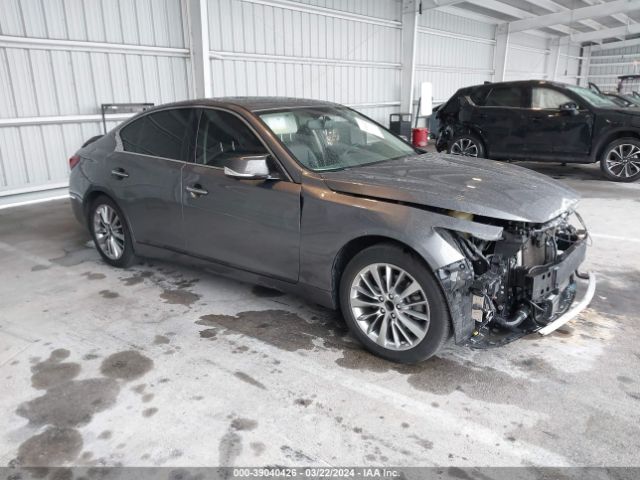 Auction sale of the 2018 Infiniti Q50 2.0t Luxe, vin: JN1CV7AP0JM240763, lot number: 39040426