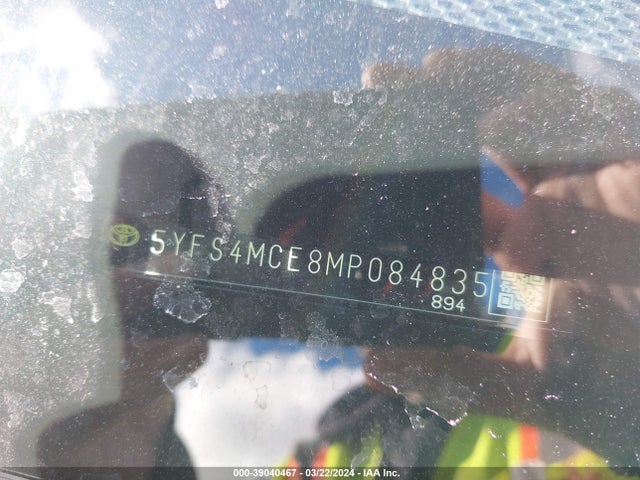 Toyota Corolla Se Nightshade Edition 2021 5YFS4MCE8MP084835 Image 9