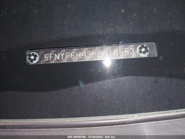 Honda Pilot Touring 2017 5FNYF6H93HB016553 Image 9