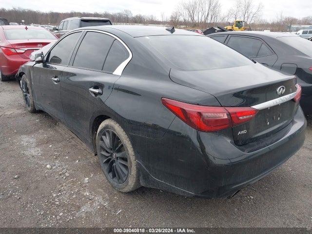 JN1EV7AR2JM445852 Infiniti Q50 3.0t Luxe
