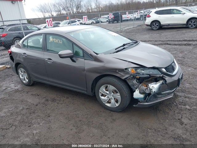 Honda Civic Lx 2014 2HGFB2F54EH535596 main image
