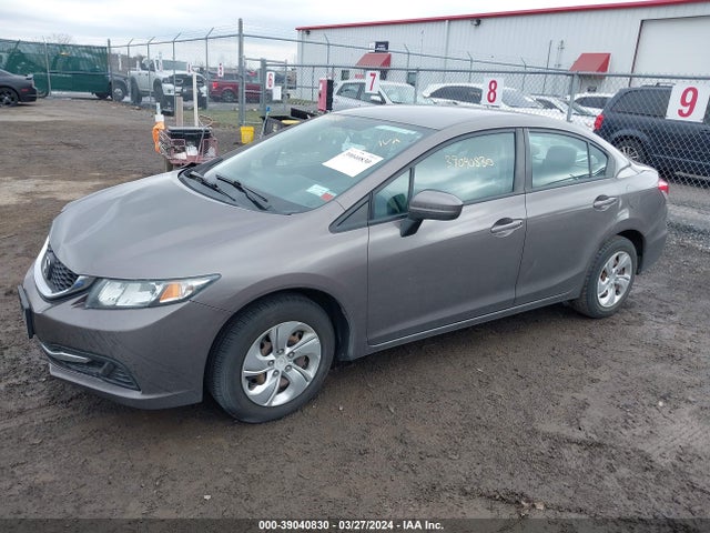 Honda Civic Lx 2014 2HGFB2F54EH535596 Image 2