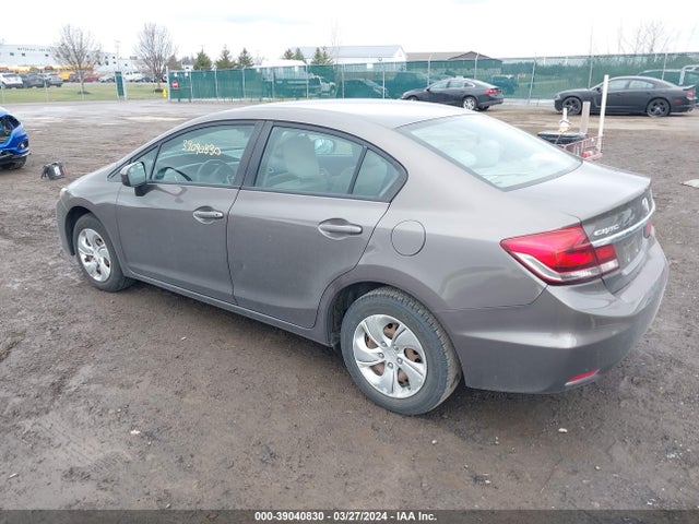 Honda Civic Lx 2014 2HGFB2F54EH535596 Image 3