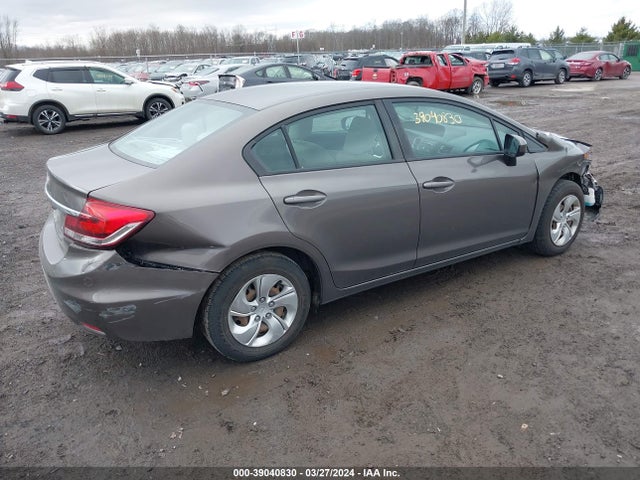 Honda Civic Lx 2014 2HGFB2F54EH535596 Image 4