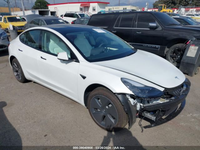 39040908 :رقم المزاد ، 5YJ3E1EA6PF658293 vin ، 2023 Tesla Model 3 Rear-wheel Drive مزاد بيع