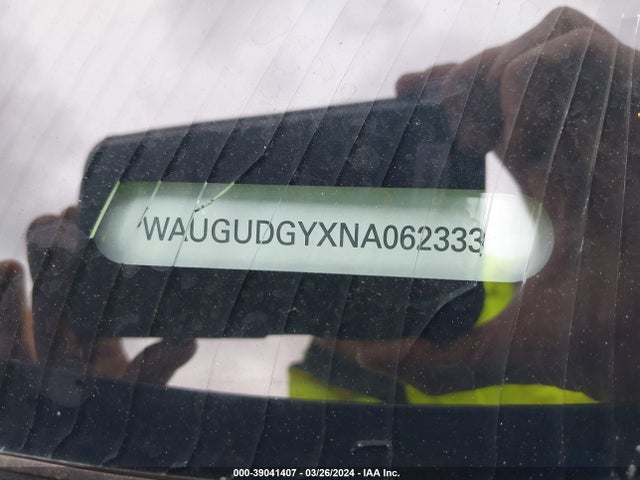 WAUGUDGYXNA062333 Audi A3 Premium 40 Tfsi Quattro S Tronic