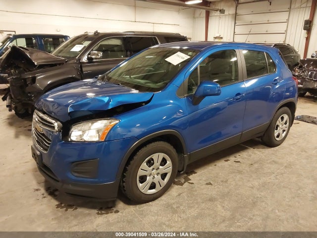 Chevrolet Trax 1ls 2016 KL7CJKSB4GB591627 Image 2