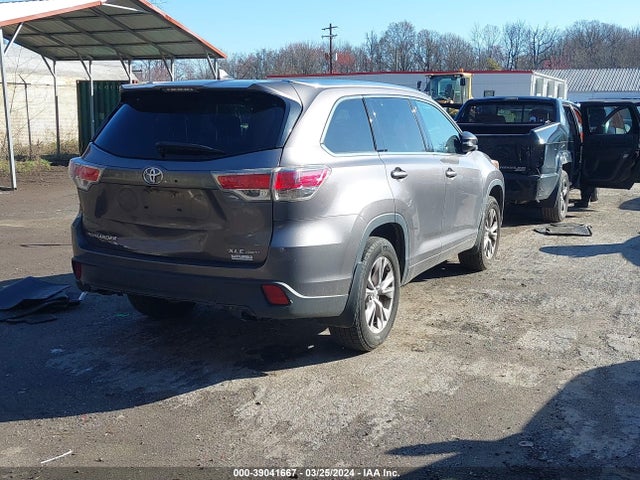 Toyota Highlander Xle V6 2015 5TDJKRFH4FS092994 Image 4