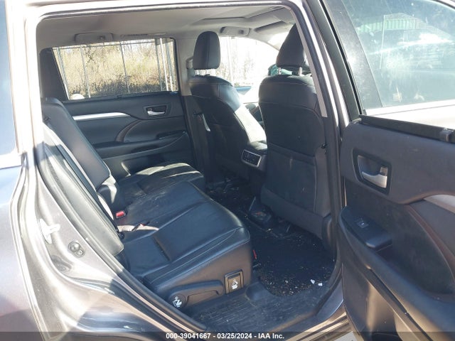 Toyota Highlander Xle V6 2015 5TDJKRFH4FS092994 Image 8