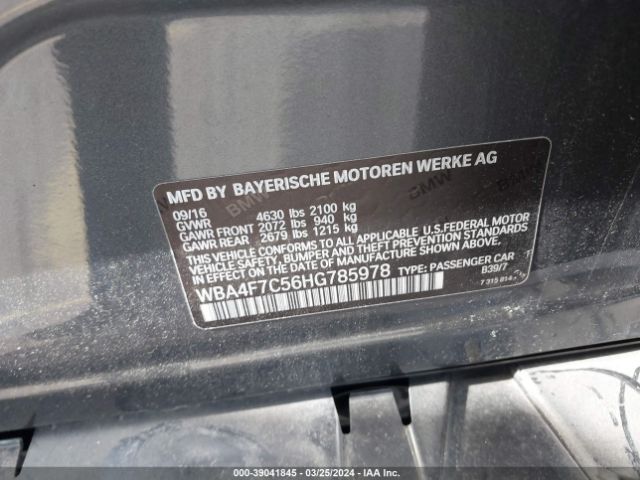 WBA4F7C56HG785978 BMW 430i Gran Coupe