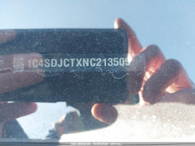 1C4SDJCTXNC213505 Dodge Durango R/t Awd