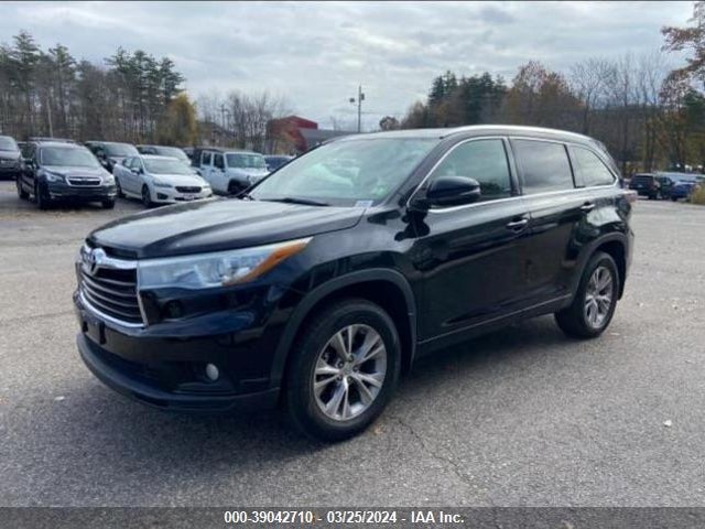 Toyota Highlander Xle V6 2015 5TDJKRFH4FS108837 Image 2
