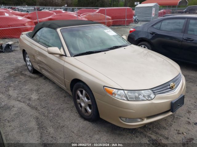 Auction sale of the 2003 Toyota Camry Solara Se/sle, vin: 2T1FF28P33C606358, lot number: 39042731