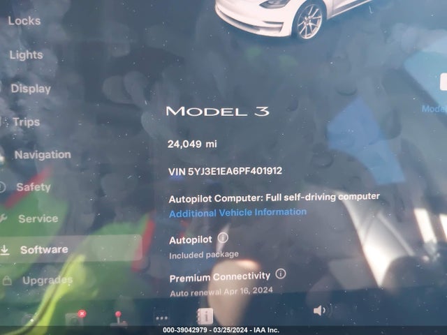 Tesla Model 3 Rear-wheel Drive 2023 5YJ3E1EA6PF401912 Image 7