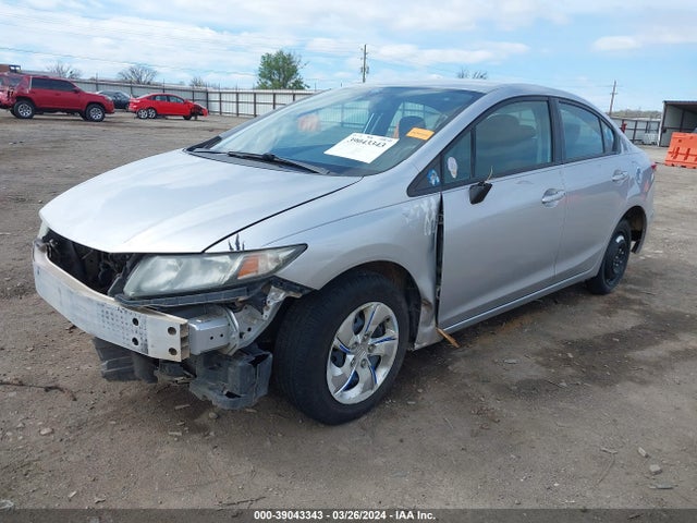 Honda Civic Lx 2014 19XFB2F52EE026200 Image 2