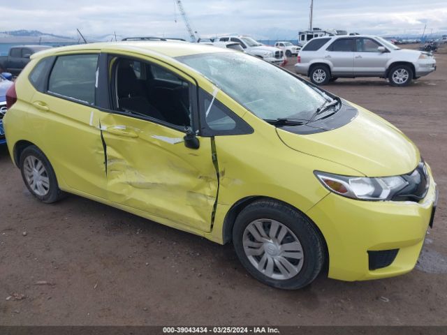 2016 Honda Fit Lx მანქანა იყიდება აუქციონზე, vin: JHMGK5H51GX026614, აუქციონის ნომერი: 39043434