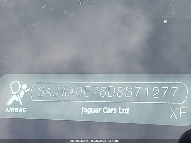 2013 JAGUAR XF SAJWA0E76D8S71277 Photo 8