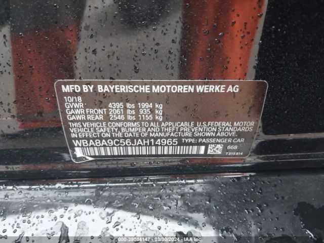 WBA8A9C56JAH14965 BMW 320i