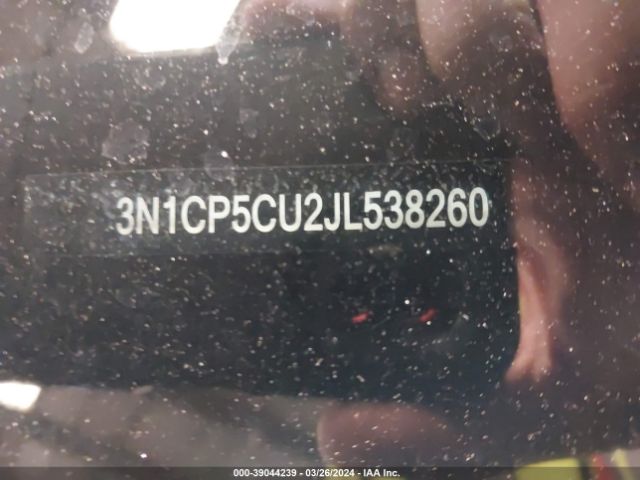 3N1CP5CU2JL538260 Nissan KICKS S
