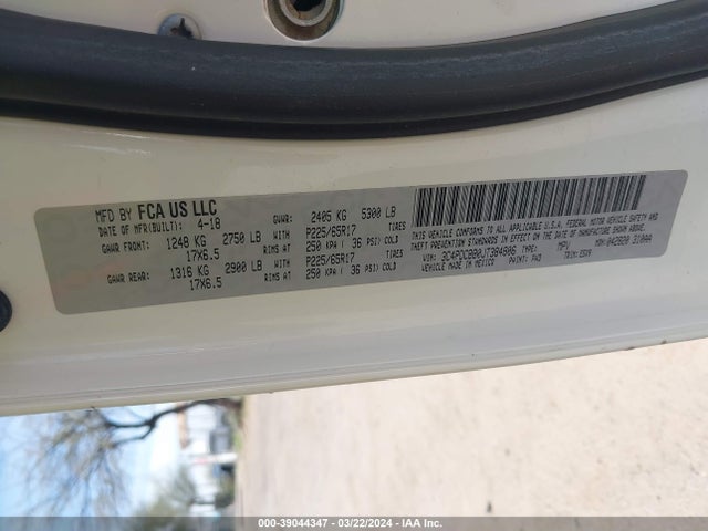 Dodge Journey Sxt 2018 3C4PDCBB0JT384806 Image 9