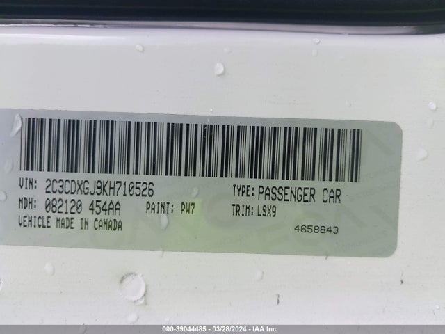 Dodge Charger Scat Pack Rwd 2019 2C3CDXGJ9KH710526 Image 9