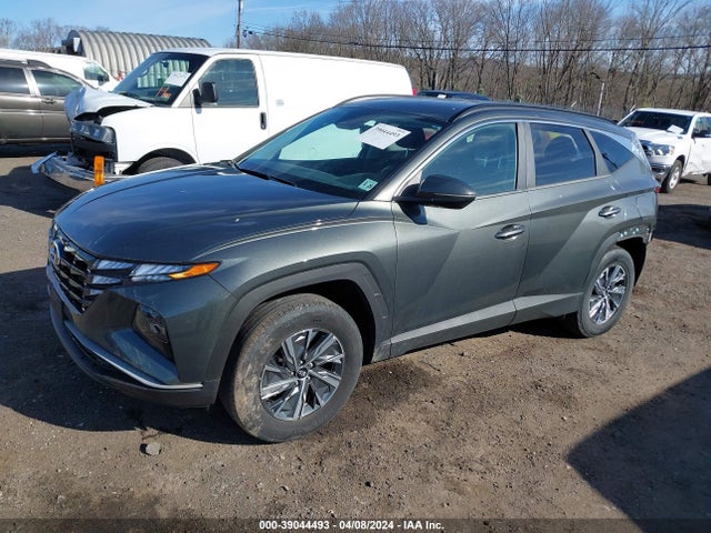KM8JBCA1XNU017505 Hyundai Tucson Hybrid Blue