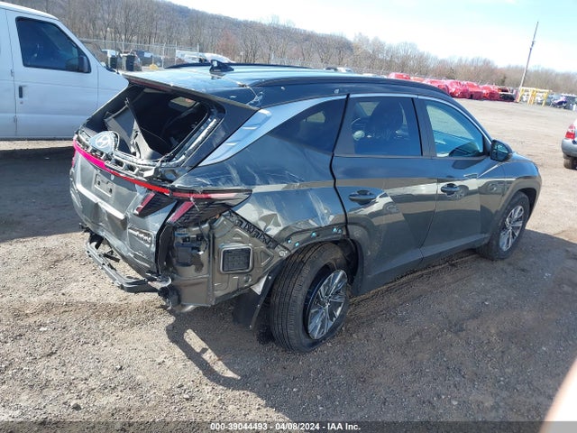 KM8JBCA1XNU017505 Hyundai Tucson Hybrid Blue