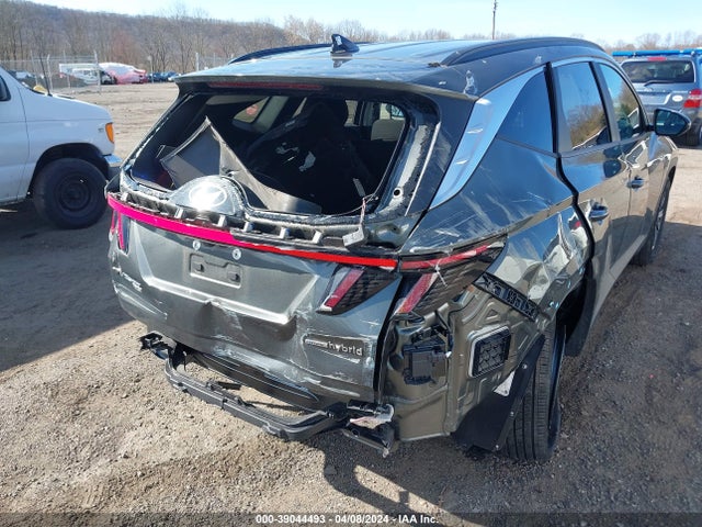 KM8JBCA1XNU017505 Hyundai Tucson Hybrid Blue