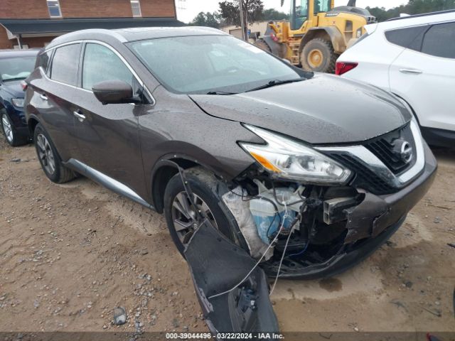 Auction sale of the 2016 Nissan Murano S/sl/sv/platinum, vin: 5N1AZ2MG4GN142311, lot number: 39044496