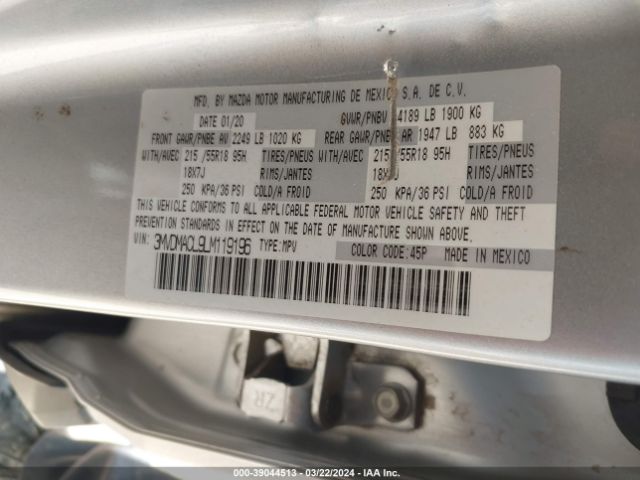 3MVDMACL9LM119196 Mazda Cx-30 Select Package