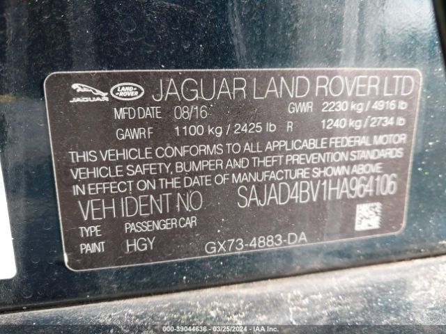 SAJAD4BV1HA964106 Jaguar Xe 35t Premium