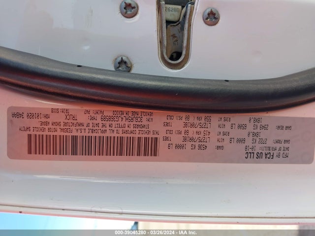 RAM 2500 Tradesman  4x4 8' Box 2018 3C6UR5HL4JG368589 Image 9