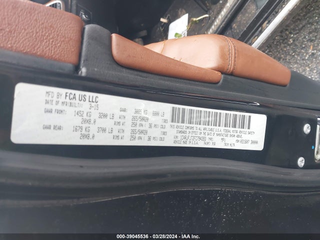 Jeep Grand Cherokee Summit 2015 1C4RJFJT2FC794393 Image 9