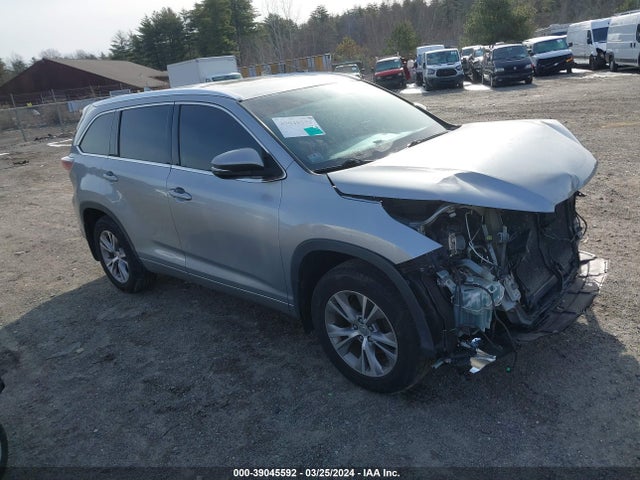 Toyota Highlander Xle V6 2014 5TDJKRFH4ES048072 zdjęcie główne