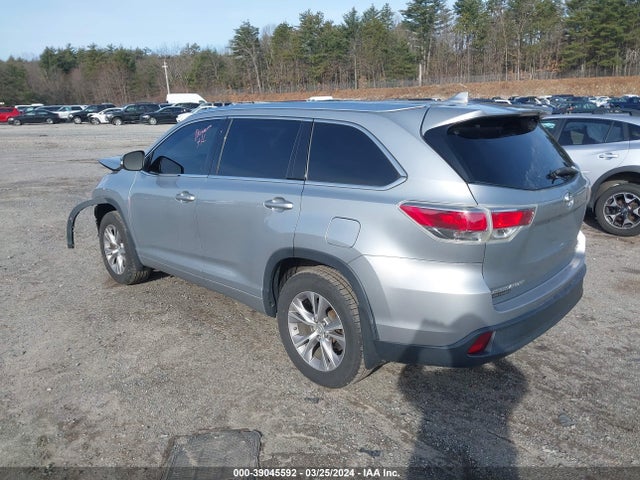 Toyota Highlander Xle V6 2014 5TDJKRFH4ES048072 Image 3