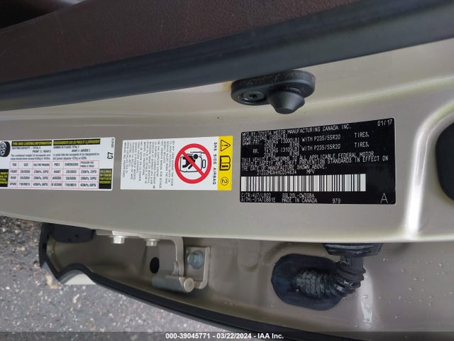 Lexus RX 350 2017 2T2ZZMCA4HC054634 Image 9