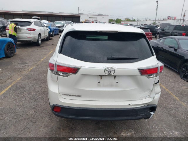 Toyota Highlander Le 2016 5TDZARFH6GS020850 Image 16